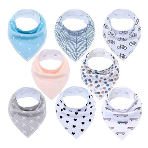 Soft Colorful 100% Organic Cotton And Baby Baby Bibs