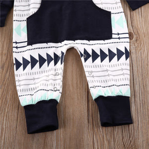Baby Boys Infant Rompers Jumpsuit Hooded Clothes