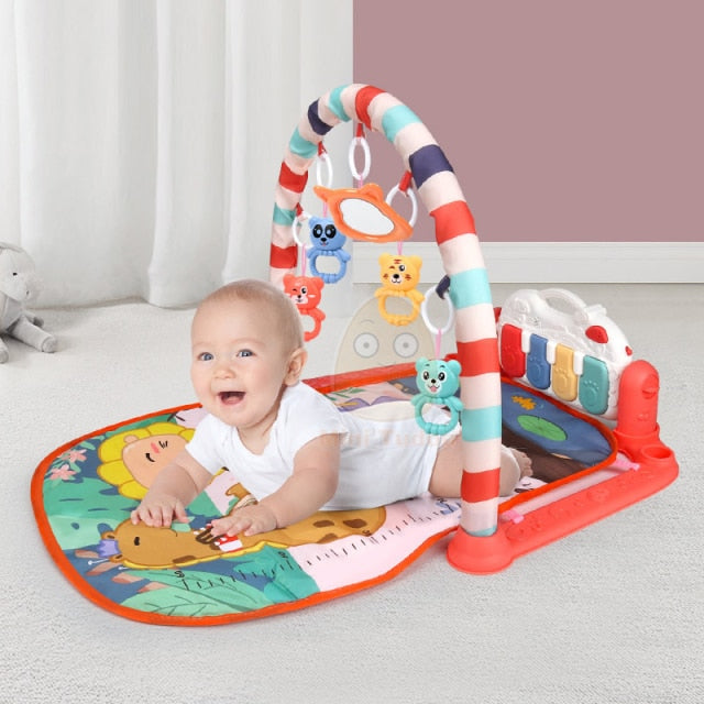 Baby Gym Puzzles Mat Educational Rack Toys